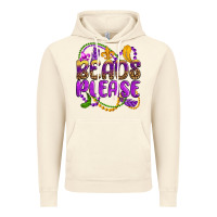 Vintage Artic beads please mardi gras Vintage Hoodie - OliviaCreatesArt