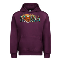 Mauve Wine longhorn mama Urban Hoodie - AdoDesignShop
