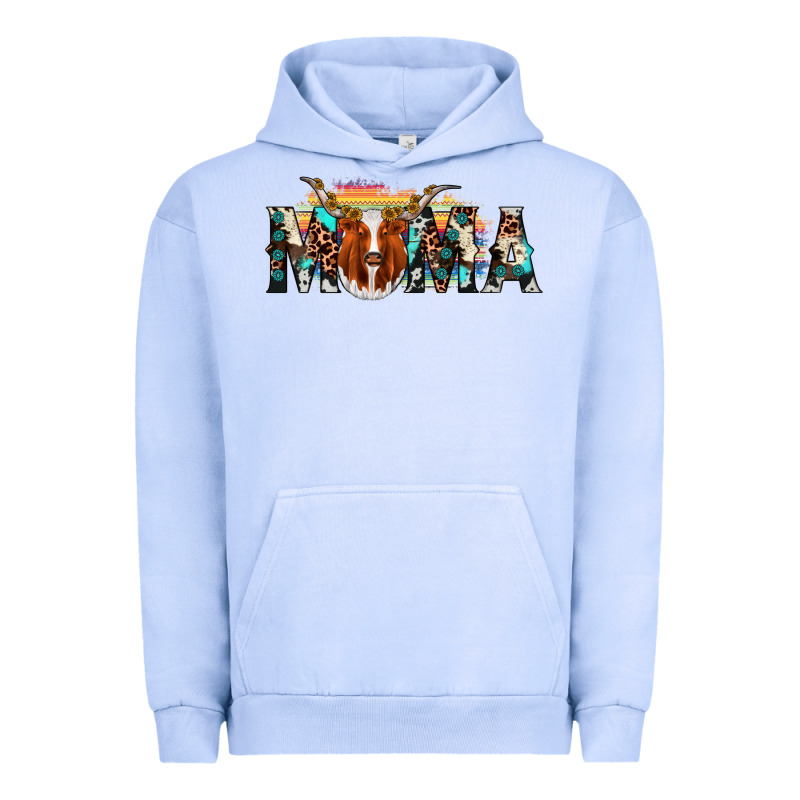 Longhorn Mama Urban Hoodie by AdoDesignShop | Teevron
