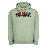 Pigment Oil Green longhorn mama Urban Hoodie - AdoDesignShop