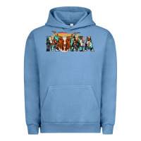 Pigment Pebble Blue longhorn mama Urban Hoodie - AdoDesignShop