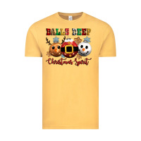 Vintage Mustard balls deep christmas spirit Vintage Tee - CowGirlArtShop