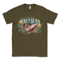 Army Green Country Mama Classic Tee - HowdyJamesFarm