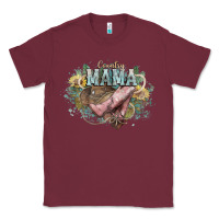 Burgundy Country Mama Classic Tee - HowdyJamesFarm