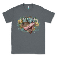Charcoal Heather Country Mama Classic Tee - HowdyJamesFarm