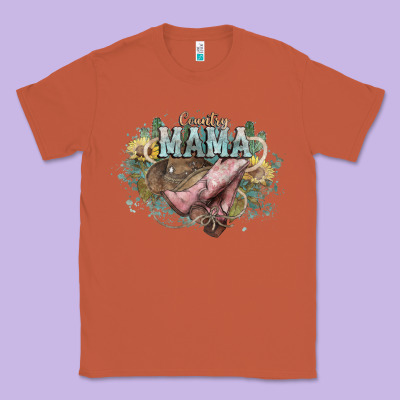 Country Mama Classic Tee Designed By Howdyjamesfarm