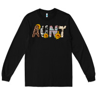 Black aunt Long Sleeve Tee - OliviaCreatesArt