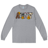 Heather Grey aunt Long Sleeve Tee - OliviaCreatesArt