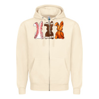 Sandshell western easter support bunny Zipper Hoodie - Artiststas
