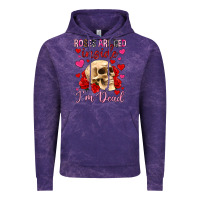 Cloud Purple roses are red inside i m dead Vintage Hoodie - OliviaCreatesArt