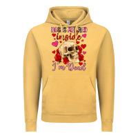 Vintage Mustard roses are red inside i m dead Vintage Hoodie - OliviaCreatesArt