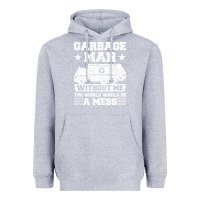 Heather Grey garbage man gift t  shirt recycling trash garbage man t  shirt Heavyweight Hoodie - longCreatives