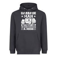 Smoke garbage man gift t  shirt recycling trash garbage man t  shirt Heavyweight Hoodie - longCreatives