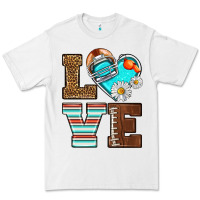 White American Football love and helmet Premium Tee - NancyCooperArtShop