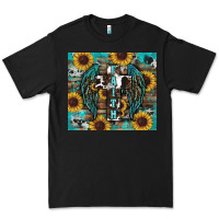 Black western faith sunflower's Premium Tee - RanaPortraitStore