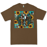 Cacao western faith sunflower's Premium Tee - RanaPortraitStore