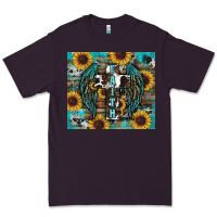 Plum western faith sunflower's Premium Tee - RanaPortraitStore