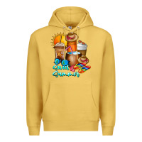 Antique Gold Sweet Summer Premium Hoodie - CowhideDigitalArt