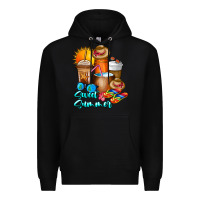 Black Sweet Summer Premium Hoodie - CowhideDigitalArt