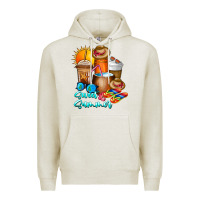 Oatmeal Heather Sweet Summer Premium Hoodie - CowhideDigitalArt