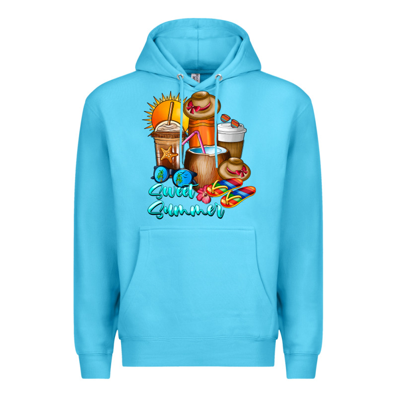 Sweet Summer Premium Hoodie by CowhideDigitalArt | Teevron