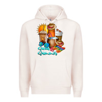Pale Pink Sweet Summer Premium Hoodie - CowhideDigitalArt