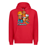Red Sweet Summer Premium Hoodie - CowhideDigitalArt