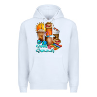 White Sweet Summer Premium Hoodie - CowhideDigitalArt