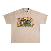 French Oak Oh how he loves us cross Easter Day Urban Heavy Tee - HowdyJamesFarm
