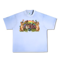 Grape Ice Oh how he loves us cross Easter Day Urban Heavy Tee - HowdyJamesFarm
