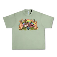 Oil Green Oh how he loves us cross Easter Day Urban Heavy Tee - HowdyJamesFarm