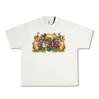 Pistachio Oh how he loves us cross Easter Day Urban Heavy Tee - HowdyJamesFarm