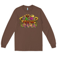 Chestnut Nacho average mama Long Sleeve Tee - FaDigitalArtStudio