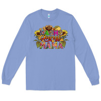 Colony Blue Nacho average mama Long Sleeve Tee - FaDigitalArtStudio