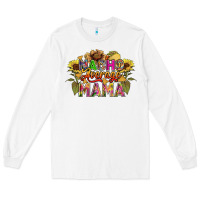 White Nacho average mama Long Sleeve Tee - FaDigitalArtStudio