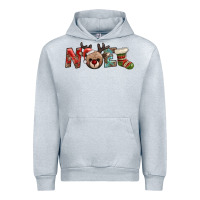 Heather Grey noel with sock and reindeer Urban Hoodie - AdoDesignShop