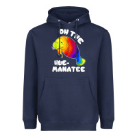 Navy oh the hue manatee funny manatee shirts manatee gifts t shirt Heavyweight Hoodie - longCreatives