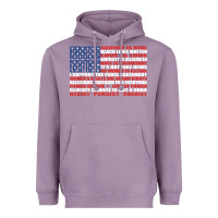 Lavender political protest american flag   stand united t shirt Heavyweight Hoodie - longCreatives