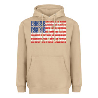 Mushroom political protest american flag   stand united t shirt Heavyweight Hoodie - longCreatives