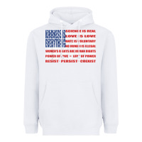 White political protest american flag   stand united t shirt Heavyweight Hoodie - longCreatives