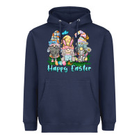 Navy happy easter gnome Heavyweight Hoodie - BarkalooDesign