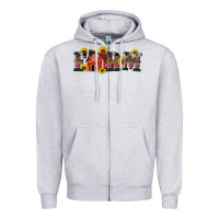 Heather Grey western farm Zipper Hoodie - Artiststas