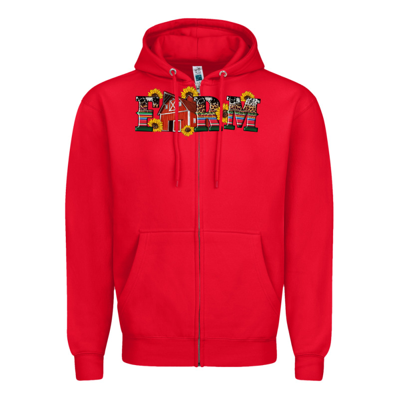 Western Farm Zipper Hoodie by Artiststas | Teevron
