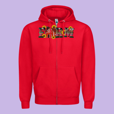 Western Farm Zipper Hoodie Designed By Artiststas