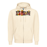 Sandshell western farm Zipper Hoodie - Artiststas