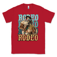 Red Rodeo kid Cowboy midilli horse Classic Tee - HowdyJamesFarm