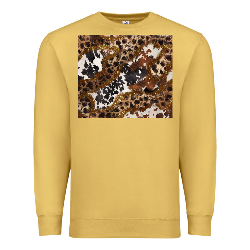 Leopard And Cowhides Premium Sweatshirt by BarkalooDesign | Teevron