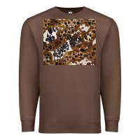 Chestnut leopard and cowhides Premium Sweatshirt - BarkalooDesign