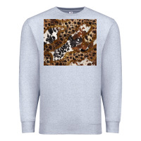 Heather Grey leopard and cowhides Premium Sweatshirt - BarkalooDesign