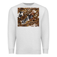 Oatmeal Heather leopard and cowhides Premium Sweatshirt - BarkalooDesign